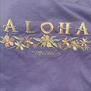 Anvil Lavender Aloha Maui Tee